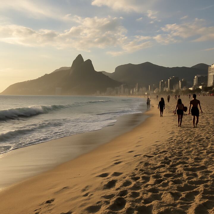 A beach in Rio de Janeiro